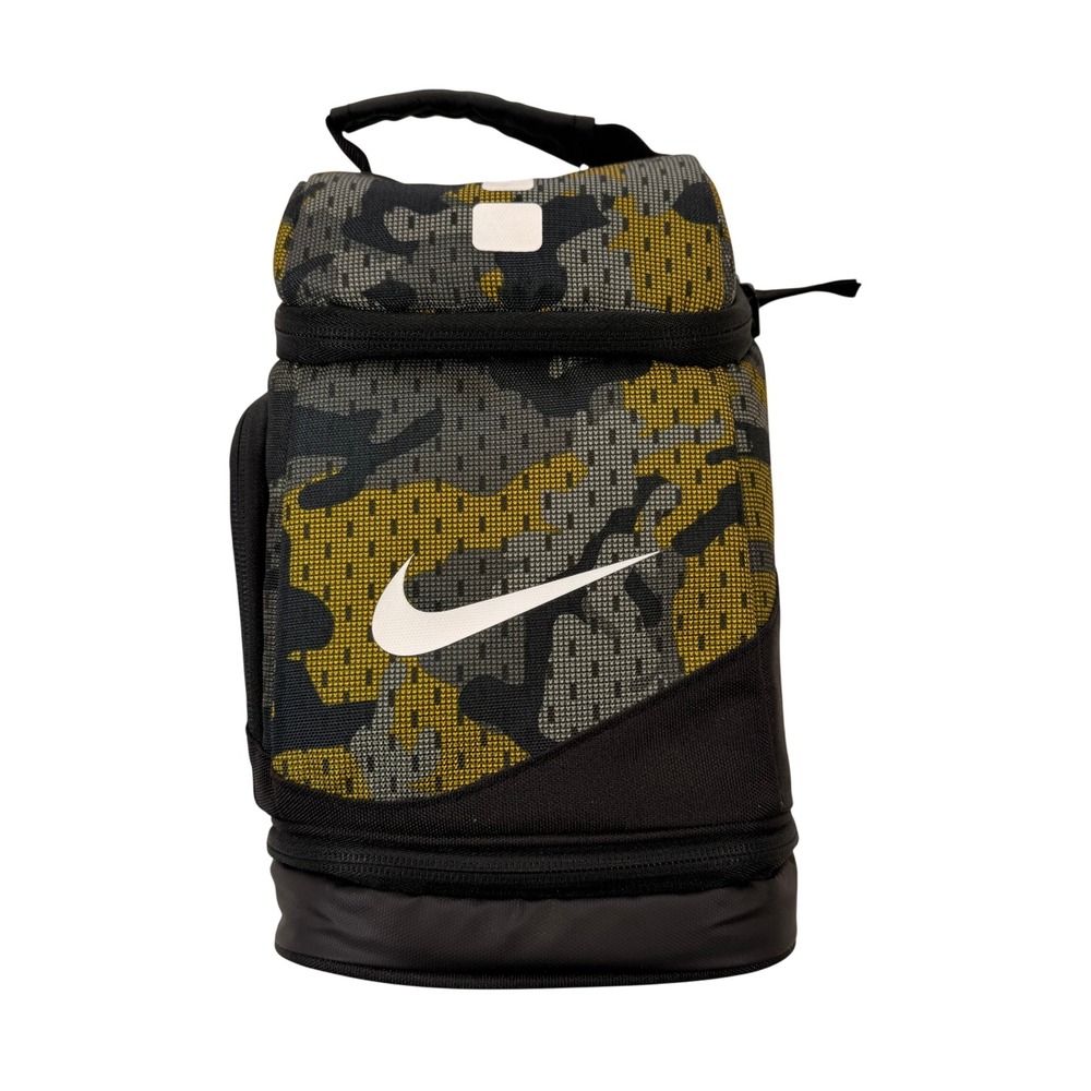 Nike‎ Elite Fuel Pack Insulated Lunch Bag Camo Grey Yellow Black